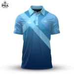 Golf 2026 PGA. Blue Cross Pattern AOP Polo Shirt LDLO310326123