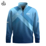 Golf 2026 PGA. Blue Cross Pattern AOP Quarter-zip Pullover LDLO310326128