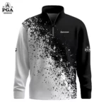 Golf 2026 Black White Sport AOP Quarter-zip Pullover LDLO310326158