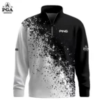 Golf 2026 Black White Sport AOP Quarter-zip Pullover LDLO310326160