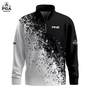 Golf 2026 Black White Sport AOP Quarter-zip Pullover LDLO310326160
