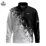 Golf 2026 Black White Sport AOP Quarter-zip Pullover LDLO310326157