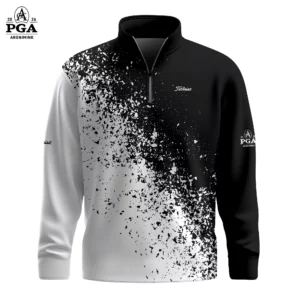 Golf 2026 Black White Sport AOP Quarter-zip Pullover LDLO310326157