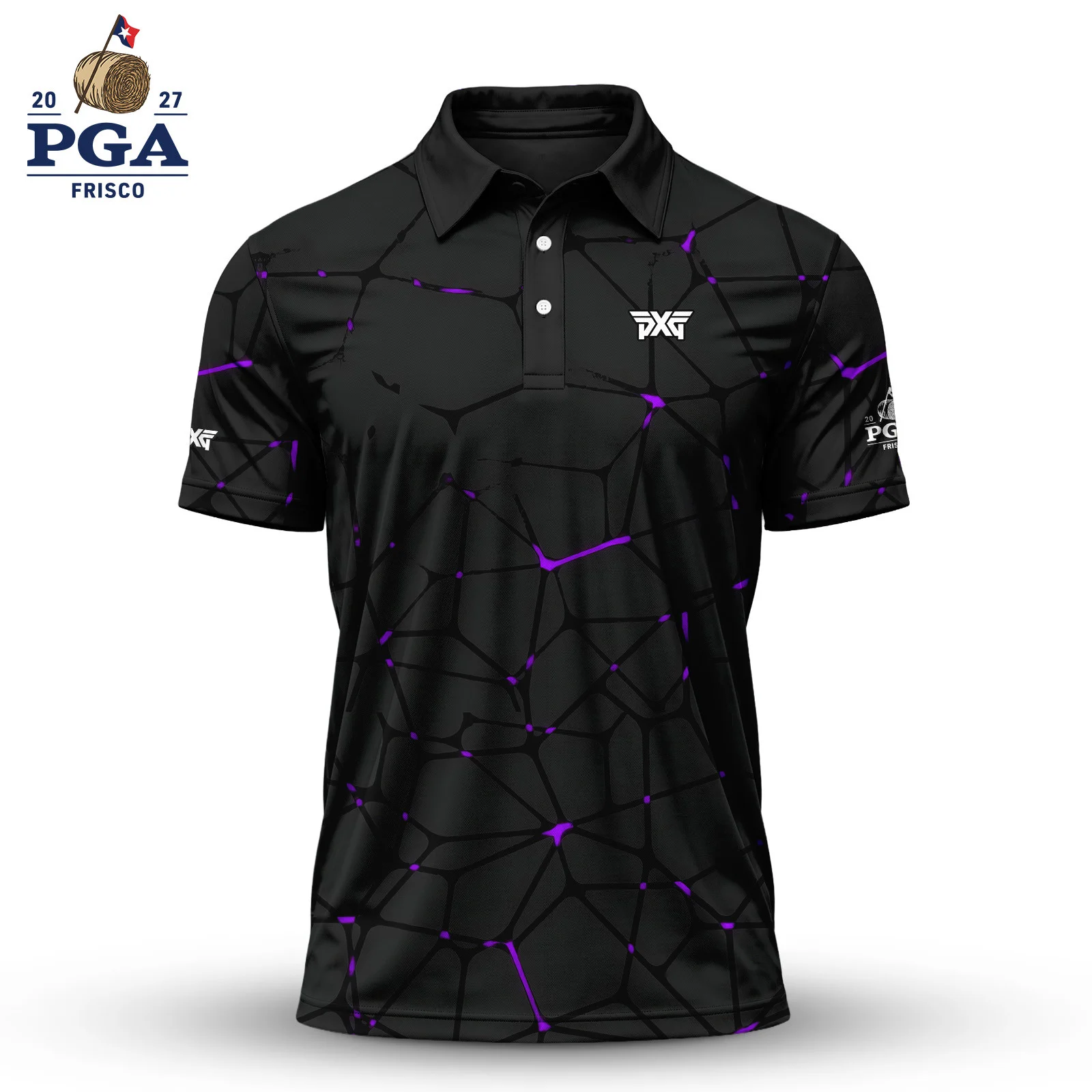 Golf 2027 PGA. Pattern AOP Polo Shirt LDLO28072610