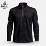 Golf 2027 PGA. Pattern AOP Quarter-zip Pullover LDLO28072602