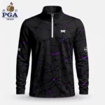 Golf 2027 PGA. Pattern AOP Quarter-zip Pullover LDLO28072605