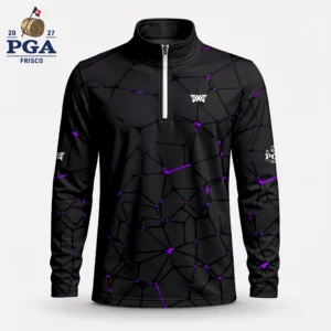 Golf 2027 PGA. Pattern AOP Quarter-zip Pullover LDLO28072605