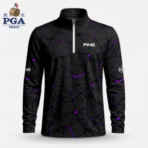 Golf 2027 PGA. Pattern AOP Quarter-zip Pullover LDLO28072604