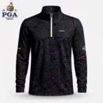 Golf 2027 PGA. Pattern AOP Quarter-zip Pullover LDLO28072601