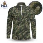 Golf 2027 PGA. Pattern AOP Quarter-zip Pullover LDLO280726111