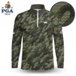 Golf 2027 PGA. Pattern AOP Quarter-zip Pullover LDLO280726115
