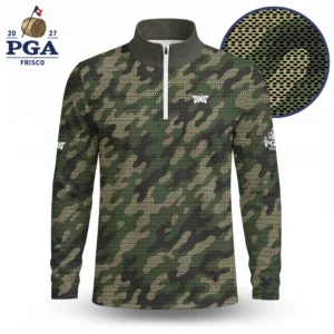Golf 2027 PGA. Pattern AOP Quarter-zip Pullover LDLO280726115