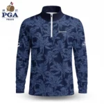 Golf 2027 PGA. Pattern AOP Quarter-zip Pullover LDLO280726132