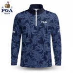 Golf 2027 PGA. Pattern AOP Quarter-zip Pullover LDLO280726134
