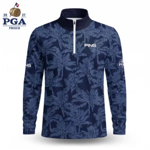 Golf 2027 PGA. Pattern AOP Quarter-zip Pullover LDLO280726134