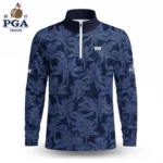 Golf 2027 PGA. Pattern AOP Quarter-zip Pullover LDLO280726135
