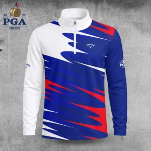 Golf 2027 PGA. Pattern AOP Quarter-zip Pullover LDLO280726143