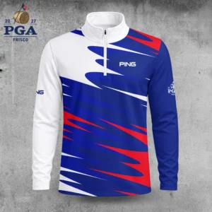 Golf 2027 PGA. Pattern AOP Quarter-zip Pullover LDLO280726144