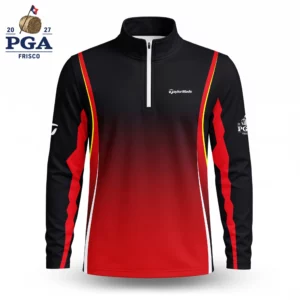 Golf 2027 PGA. Pattern AOP Quarter-zip Pullover LDLO280726152