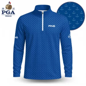 Golf 2027 PGA. Pattern AOP Quarter-zip Pullover LDLO280726164