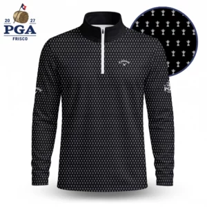 Golf 2027 PGA. Pattern AOP Quarter-zip Pullover LDLO280726208