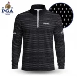 Golf 2027 PGA. Pattern AOP Quarter-zip Pullover LDLO280726209