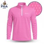 Golf 2027 PGA. Pattern AOP Quarter-zip Pullover LDLO280726227