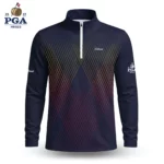 Golf 2027 PGA. Pattern AOP Quarter-zip Pullover LDLO280726246