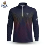 Golf 2027 PGA. Pattern AOP Quarter-zip Pullover LDLO280726248
