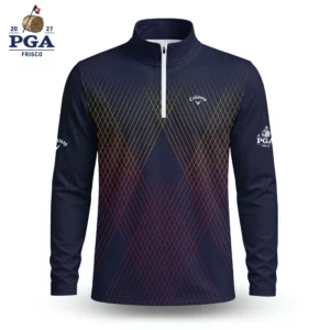 Golf 2027 PGA. Pattern AOP Quarter-zip Pullover LDLO280726248