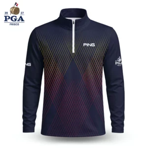 Golf 2027 PGA. Pattern AOP Quarter-zip Pullover LDLO280726249