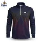Golf 2027 PGA. Pattern AOP Quarter-zip Pullover LDLO280726250