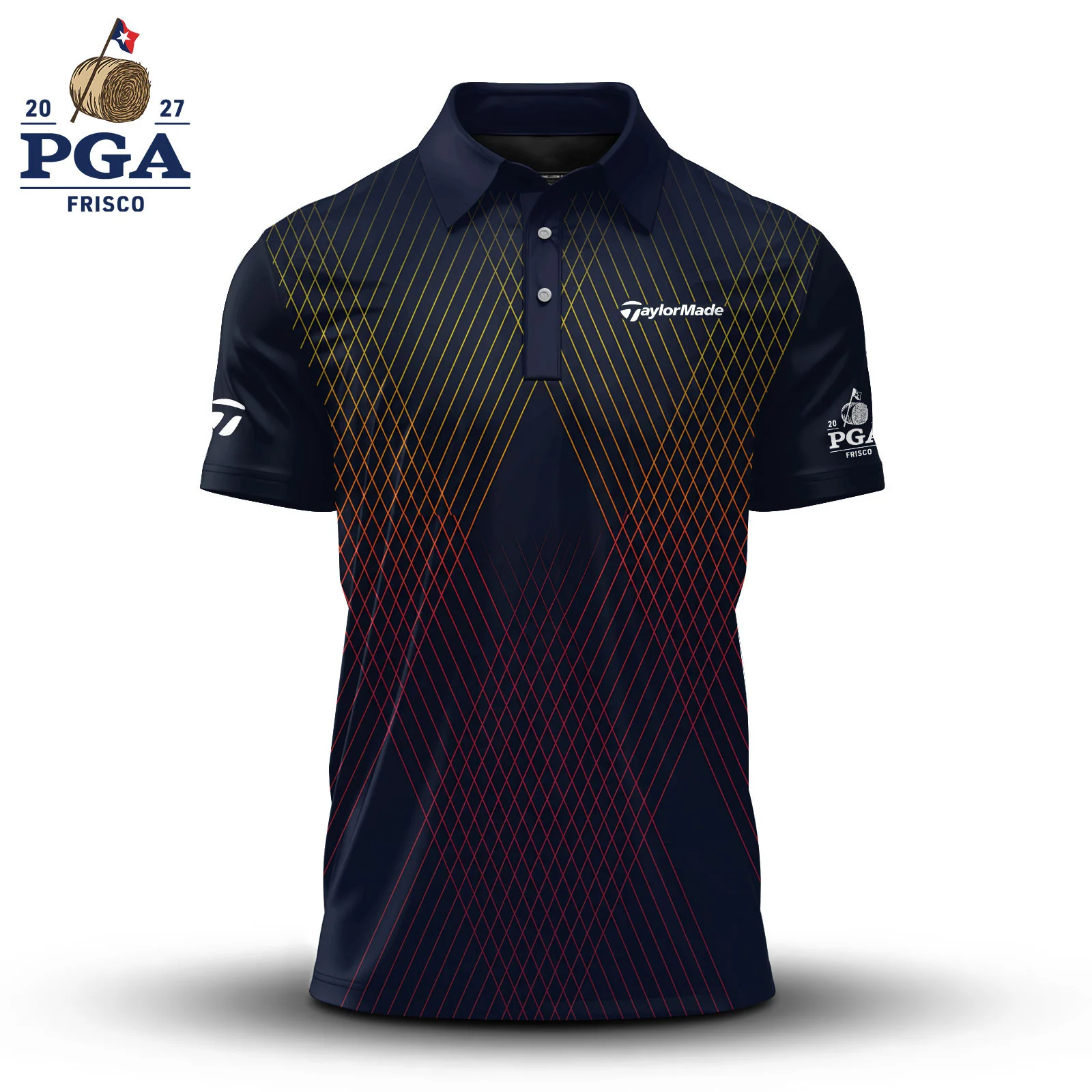 Golf 2027 PGA. Pattern AOP Polo Shirt LDLO280726252