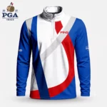 Golf 2027 PGA. Pattern AOP Quarter-zip Pullover LDLO28072629