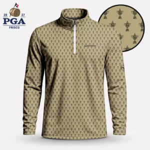 Golf 2027 PGA. Pattern AOP Quarter-zip Pullover LDLO28072637
