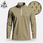 Golf 2027 PGA. Pattern AOP Quarter-zip Pullover LDLO28072638