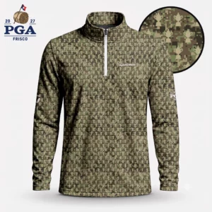 Golf 2027 PGA. Pattern AOP Quarter-zip Pullover LDLO28072647