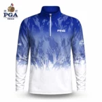Golf 2027 PGA. Pattern AOP Quarter-zip Pullover LDLO28072669