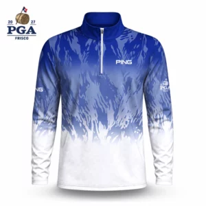 Golf 2027 PGA. Pattern AOP Quarter-zip Pullover LDLO28072669