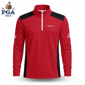 Golf 2027 PGA. Pattern AOP Quarter-zip Pullover LDLO28072672