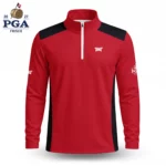 Golf 2027 PGA. Pattern AOP Quarter-zip Pullover LDLO28072675