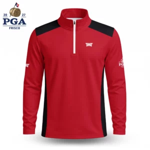 Golf 2027 PGA. Pattern AOP Quarter-zip Pullover LDLO28072675