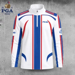 Golf 2027 PGA. Pattern AOP Quarter-zip Pullover LDLO28072694