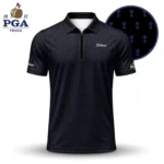 Golf 2027 PGA. Pattern AOP Zip Polo LDLO280726191